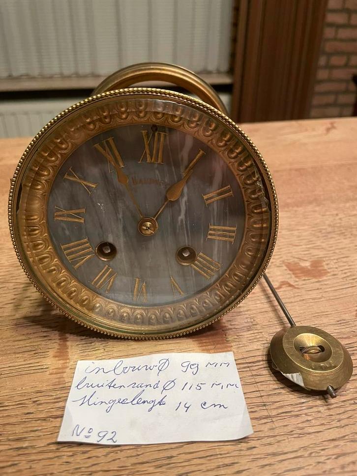 Los Frans Pendule uurwerk 92, Antiek en Kunst, Antiek | Klokken, Ophalen of Verzenden