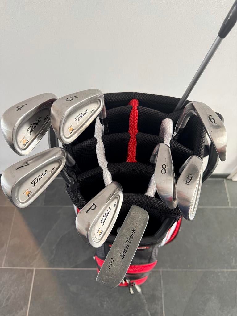 Titleist Heren Golfset - Compleet met Tas, Sport en Fitness, Golf, Ophalen of Verzenden, Gebruikt, Set, Overige merken