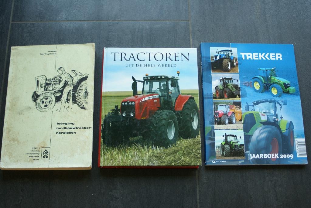 3x Tractor boeken. OA Leergang landbouwtrekker herstellen, Ophalen of Verzenden, Zo goed als nieuw, Tractor en Landbouw