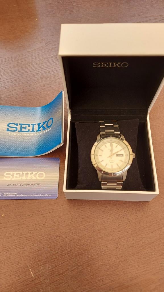 Seiko herenhorloge met stalen band 7S26 04, Ophalen of Verzenden, Nieuw, Staal, Seiko