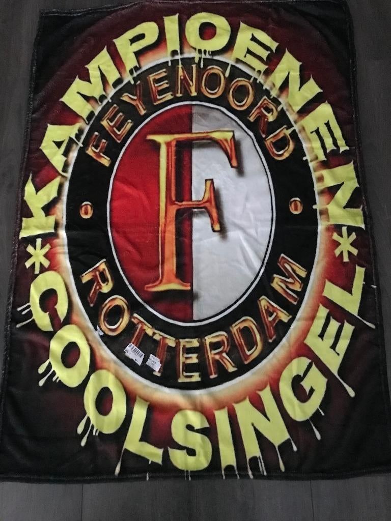 Prachtige Fansport FEYENOORD Fleecedeken, Verzenden, Nieuw, Feyenoord, Overige typen