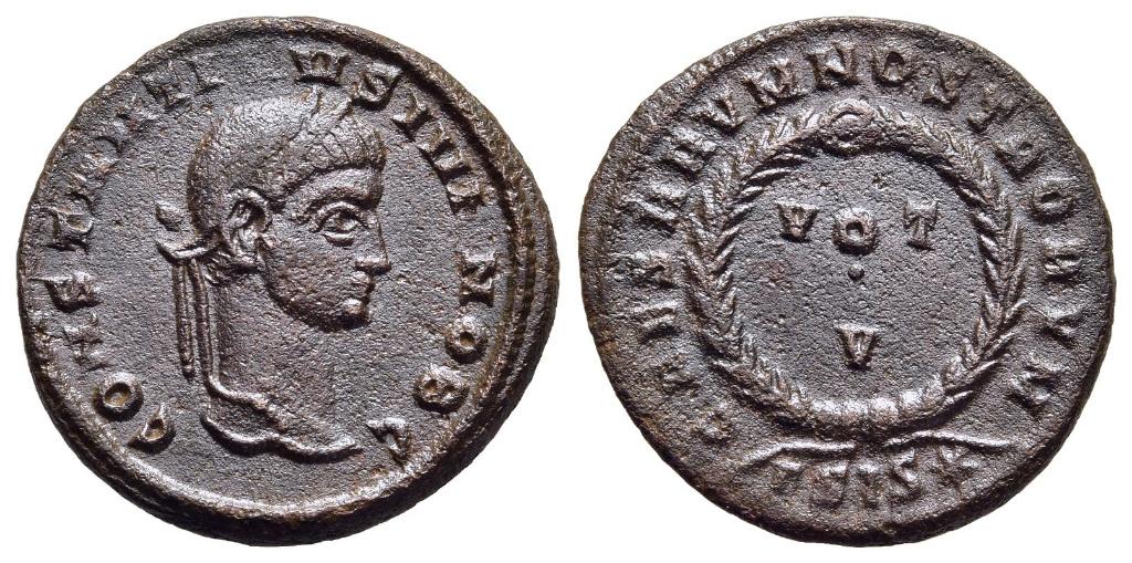 Romeinse munt, CONSTANTINE II (316-337). Follis. Siscia, Verzenden, Overige landen, Losse munt