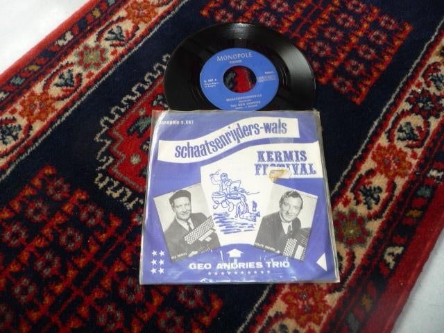 geo andries trio schaatsrijders-wals, Single, Ophalen of Verzenden, Nederlandstalig, 1970 - 1979