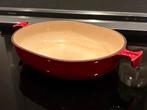 Le Creuset 25 braadpan/braadslede, Ophalen, Gebruikt, Gietijzer, Keramische plaat