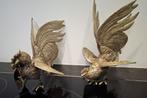 Prachtig paar bronzen hanen - decoratieve beelden, Ophalen of Verzenden