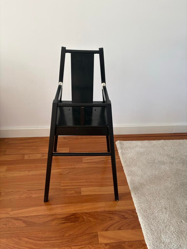 IKEA Kinderstoel Zwart Hout Blames stoel - Malden, Kinderen en Baby's, Kinderstoelen, Ophalen, Gebruikt, Overige typen