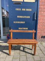 Tof vintage Frans massief houten bankje, Ophalen
