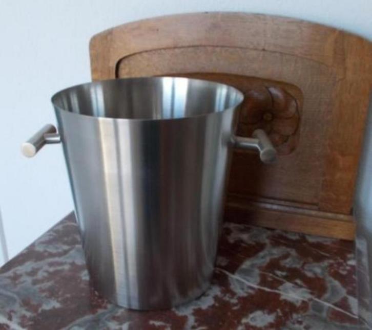 wijnkoeler champagnekoeler gepolijst RVS Nieuw, Huis en Inrichting, Woonaccessoires | Wijnrekken, Nieuw, Minder dan 50 cm, Metaal