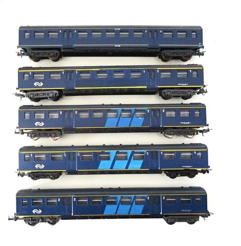 Stam NS personenwagons, Hobby en Vrije tijd, Modeltreinen | H0, Gebruikt, Wagon, Gelijkstroom of Wisselstroom, Lima, NS, Ophalen of Verzenden