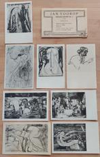 Collectie ansichtkaarten Jan Toorop - mapje 2., Ophalen of Verzenden, Voor 1920, Ongelopen, Overige thema's