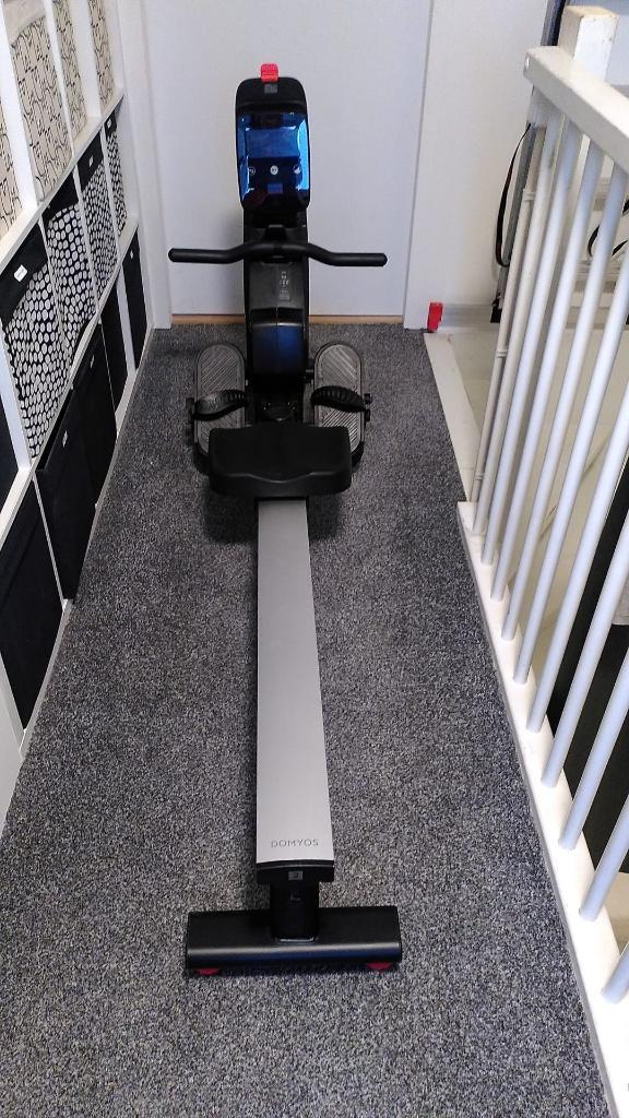 roeitrainer DOMYOS 500-B, Sport en Fitness, Fitnessapparatuur, Zo goed als nieuw, Roeitrainer, Armen, Benen, Borst, Buik, Rug
