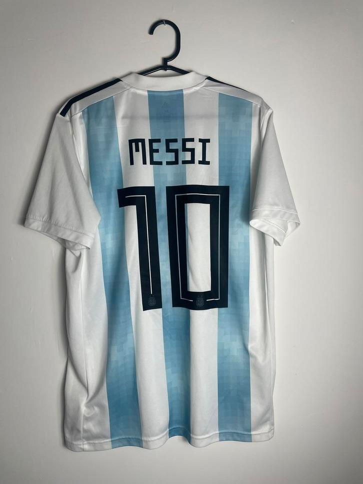 Origineel Argentinië shirt 2018 . Messi. Maat M., Verzamelen, Sportartikelen en Voetbal, Zo goed als nieuw, Shirt, Buitenlandse clubs
