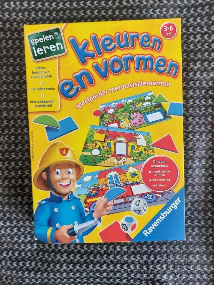 Kleuren & Vormen Brandweer, Hobby en Vrije tijd, Gezelschapsspellen | Bordspellen, Gebruikt, Ophalen of Verzenden