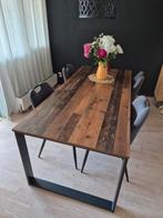 Prachtige eethoek, Huis en Inrichting, Ophalen, Zo goed als nieuw, Industrieel, 4 tot 6 stoelen