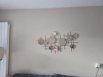 Hele mooie gouden wandspiegel van Westwing, Ophalen, Rond, Zo goed als nieuw, 100 tot 125 cm