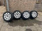 Audi A4 velgen 5x112 met continental banden, Auto diversen, Wieldoppen, Ophalen of Verzenden