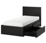 Malm bed ikea, Huis en Inrichting, Slaapkamer | Bedden, Ophalen, Gebruikt, Eenpersoons, Bruin