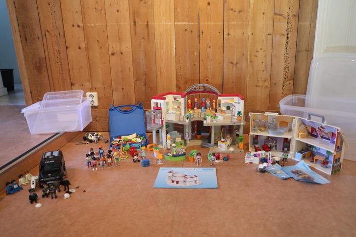 Playmobile: stad + winkel, Kinderen en Baby's, Speelgoed | Playmobil, Gebruikt, Complete set, Ophalen of Verzenden