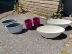 Bloempotten Set - Elho, Steen, Ophalen, Kunststof, Gebruikt, Minder dan 30 cm