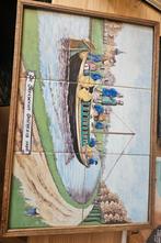 De trekschuit omstreeks 1850, Antiek en Kunst, Ophalen of Verzenden