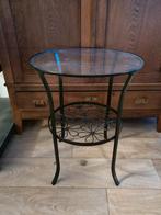 Ikea tafeltje, Ophalen, Minder dan 55 cm, Metaal of Aluminium, Rond