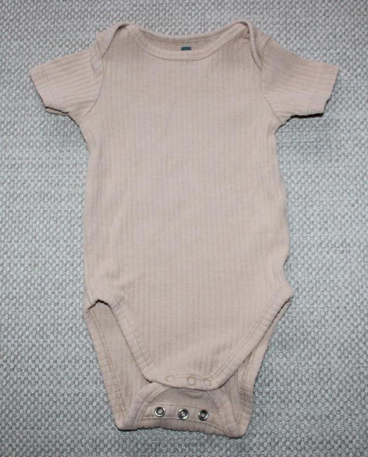 Bamboe meegroeiromper van Hema 62/68, Kinderen en Baby's, Babykleding | Maat 62, Zo goed als nieuw, Jongetje of Meisje, Nacht- of Onderkleding