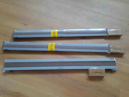 3 Nieuwe Plisségordijnen Donkerbruin 825x989mm & 764x890mm, Huis en Inrichting, Stoffering | Gordijnen en Lamellen, Nieuw, Minder dan 100 cm