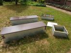 Aluminium bakken / bankjes, Doe-het-zelf en Verbouw, Kratten en Dozen, Ophalen, 35 tot 50 cm