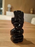 Handgesneden Azteeks / Maya Beeldje van Obsidiaan, Ophalen of Verzenden