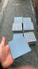 Hardgebakken Keramische tegeltjes blauw winckelmans tegels, Ophalen