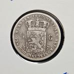 Halve gulden 1860 Nederland, Postzegels en Munten, Munten | Nederland, Verzenden, Koning Willem III, ½ gulden, Zilver