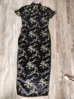 Vintage jurk in Oosterse stijl, Kleding | Dames, Ophalen of Verzenden, Zo goed als nieuw, Zwart