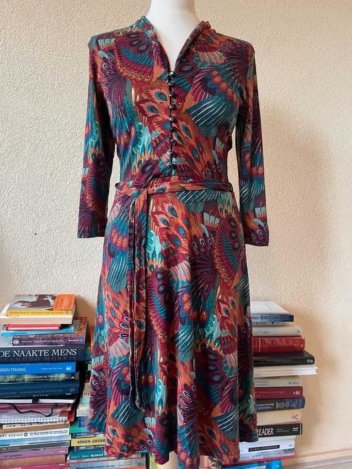King louie Emmy dress M, Kleding | Dames, Jurken, Zo goed als nieuw, Maat 38/40 (M), Ophalen of Verzenden