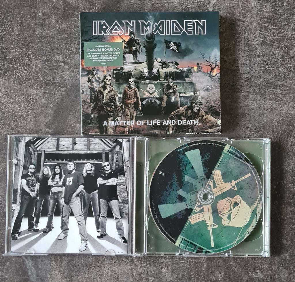 Iron Maiden - A Matter of Life and Death CD+DVD, Ophalen of Verzenden