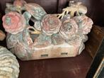 3 houten ornamenten antiek, Ophalen of Verzenden