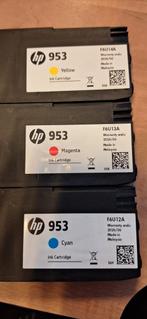 HP Cartridge kleuren set 953, Computers en Software, Printerbenodigdheden, Ophalen of Verzenden, Zo goed als nieuw