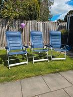 Crespo AL 237 standenstoel blauw NIEUW! 3 Stuks, Ophalen, Zo goed als nieuw, Campingstoel