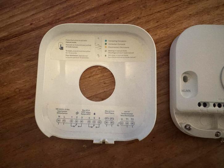 Nest Thermostaat - Slimme Thermostaat met defecte heatlink, Doe-het-zelf en Verbouw, Thermostaten, Zo goed als nieuw, Slimme thermostaat