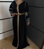 Zwarte kaftan met borduursel, Maat 38/40 (M), Overige typen, Zwart, Ophalen of Verzenden