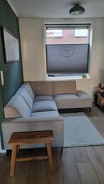 Zandkleurige bank Trendhopper, Huis en Inrichting, Ophalen, Hoekbank, Zo goed als nieuw, Stof