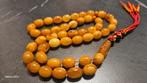 Oude Amber Barnsteen Tesbih Ketting - Olijfvorm 9mm, Ophalen of Verzenden