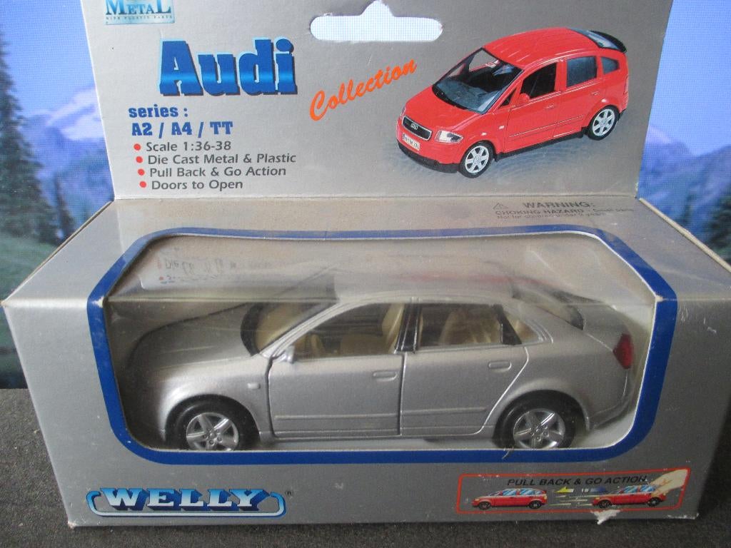 1:38 Audi A4 B5 Welly, Hobby en Vrije tijd, Modelauto's | 1:32, Nieuw, Auto, Overige merken, Ophalen of Verzenden