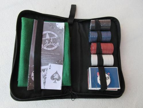nieuw pokerspel in etui, Hobby en Vrije tijd, Gezelschapsspellen | Kaartspellen, Nieuw, Ophalen of Verzenden