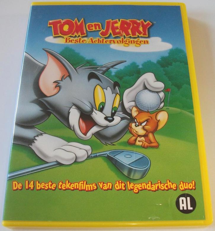 Dvd *** TOM & JERRY *** Beste Achtervolgingen, Cd's en Dvd's, Dvd's | Kinderen en Jeugd, Zo goed als nieuw, Film, Komedie, Alle leeftijden