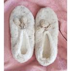 Witte ballerina slof sokjes met anti-slip maat 38-39, Verzenden, Wit, Nieuw, Pantoffels of Sloffen
