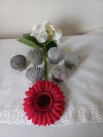 6 Schelpen servetringen, nieuw, Antiek en Kunst, Antiek | Bestek, Ophalen of Verzenden