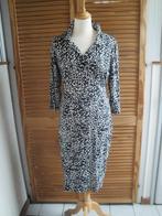 JUFFROUW JANSEN Zwart/beige jurkje maat M, Kleding | Dames, Maat 38/40 (M), Zwart, Ophalen of Verzenden, Zo goed als nieuw