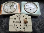 Vintage Keukenklokken - Set van 3, Antiek en Kunst, Antiek | Klokken, Ophalen of Verzenden
