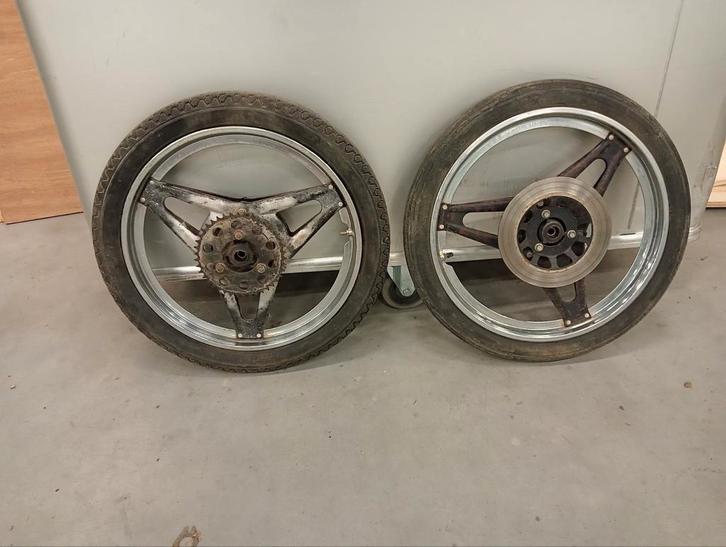 Mooie set wielen honda mb5 mb8, Fietsen en Brommers, Brommeronderdelen | Oldtimers, Gebruikt, Overige merken, Overige typen, Ophalen of Verzenden