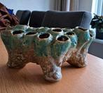 Vaas Koraal - Daan Kromhout Design blauw, groen, bruin, Huis en Inrichting, Woonaccessoires | Vazen, Overige kleuren, Aardewerk of Porselein